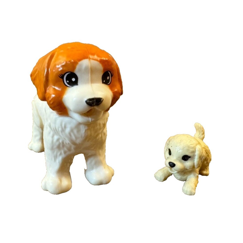Mattel Barbie Doggy Day Care Replacement Dog Pups St‎ Bernard Animal Puppy Lot